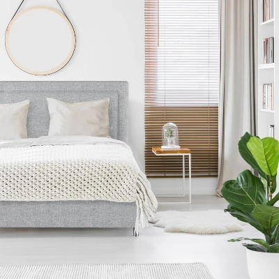 Empire Linen Upholstered Bed - Skyline Furniture 3 Empire Linen Upholstered Bed - Skyline Furniture