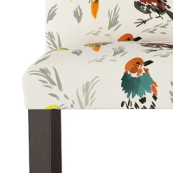 Hendrix Dining Chair With Bird Print - Skyline Furniture -Skyline Furniture GUEST c5653c4d 26f8 411d ae9a e4663c6a66ef