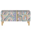 Storage Bench Rainbow Strokes Ochre - Skyline Furniture -Skyline Furniture GUEST c6fc806d e3e5 41bf a0fa 68c4714f24c8