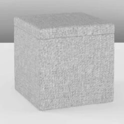 Plano Storage Ottoman In Textured Linen - Skyline Furniture -Skyline Furniture GUEST c7b41264 c021 40a7 b13a 1134d20a9761