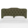 Queen Tufted Headboard Velvet Loden - Skyline Furniture -Skyline Furniture GUEST ced362fc 87ab 4d4e 8c70 6ea1b9ad3353