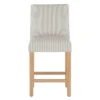 Kendra Slipcover Counter Height Barstool Oxford Stripe Taupe - Skyline Furniture -Skyline Furniture GUEST cf7167e6 6cd2 4cf2 b771 af150a6c9434