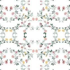 Vanity Chair In Kaleidoscope Floral - Skyline Furniture -Skyline Furniture GUEST d13f2885 602c 4dae 957a ce4c30b309d8