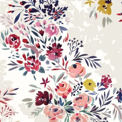 18" X 18" Outdoor Seat Cushion Bianca Floral - Skyline Furniture 5 18" X 18" Outdoor Seat Cushion Bianca Floral - Skyline Furniture - Image 3