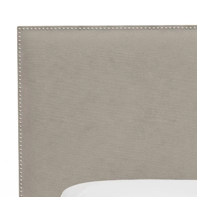 Arcadia Nailbutton Velvet Bed - Skyline Furniture 6 Arcadia Nailbutton Velvet Bed - Skyline Furniture - Image 4