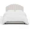Full Emma Shell Upholstered Bed White - Skyline Furniture 1 Full Emma Shell Upholstered Bed White - Skyline Furniture -Skyline Furniture GUEST d3c64ba3 afa1 46c1 925f f84d2fd0ea39