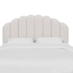 Twin Emma Shell Upholstered Headboard - Skyline Furniture