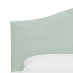 Full Janeth Curved Bed Velvet Pool - Skyline Furniture -Skyline Furniture GUEST d84626e3 f20c 439f 84e9 d4a66a3082c5