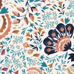 18" X 18" Outdoor Throw Pillow Kaya Floral Aqua - Skyline Furniture -Skyline Furniture GUEST d9643694 988e 48d2 afad 9eee2edf587d 1