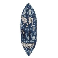 Leopard Outdoor Throw Pillow Blue - Skyline Furniture