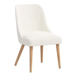 Sherrie Upholstered Dining Chair White - Skyline Furniture