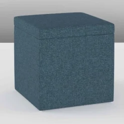 Plano Storage Ottoman In Textured Linen - Skyline Furniture -Skyline Furniture GUEST ea382c9d cff0 4148 9c43 4f900dca2023
