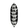 18" X 18" Outdoor Decorative Throw Pillow Halfmoon Black/White - Skyline Furniture -Skyline Furniture GUEST ebcbc2cc 4c79 4537 b48b b6eb87132b26