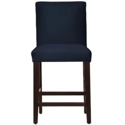 Hendrix Counter Height Barstool In Velvet - Skyline Furniture -Skyline Furniture GUEST ec14f210 1712 444b 8e2a 83e700f28ff2