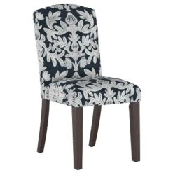 Alex Camel Back Dining Chair In Damask - Skyline Furniture -Skyline Furniture GUEST ed815055 7bf3 4eed add0 e317de1ca282