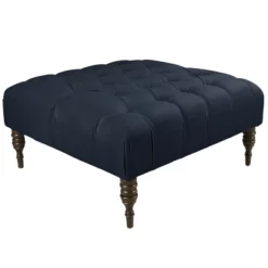 Custom Upholstered Tufted Square Ottoman - Skyline Furniture -Skyline Furniture GUEST eeb1166b b79a 4b79 9ddd ec95fa9116f2