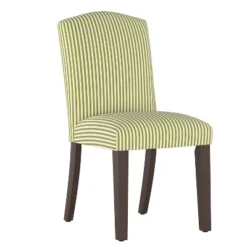 Alex Camel Back Dining Chair In Stripe - Skyline Furniture