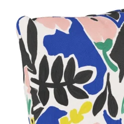 18" X 18" Outdoor Throw Pillow Parker Floral Cobalt - Skyline Furniture -Skyline Furniture GUEST f79d82e7 2151 44df 8c1a b001cfd6f954