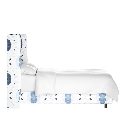 Lauran Wingback Bed In Patterns - Skyline Furniture 4 Lauran Wingback Bed In Patterns - Skyline Furniture - Image 2