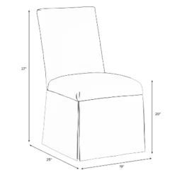 James Slipcover Armless Dining Chair - Skyline Furniture 18 James Slipcover Armless Dining Chair - Skyline Furniture -Skyline Furniture GUEST faecff9f fbd6 4995 834b b8b9ae0d4fc8