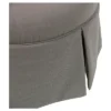 Round Skirted Ottoman - Skyline Furniture -Skyline Furniture GUEST fbda50d5 39c6 44c4 b0db cc5f681114cd
