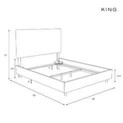 King Bella Nail Button Border Bed Cream Linen With Brass Nailbuttons - Skyline Furniture 7 King Bella Nail Button Border Bed Cream Linen With Brass Nailbuttons - Skyline Furniture -Skyline Furniture GUEST fe6733f3 b9f5 4f9f a118 b46b16b75356 4